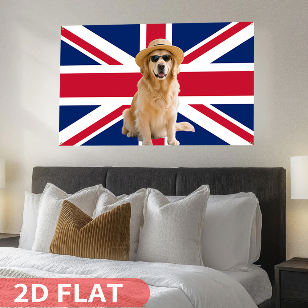 1pc 2D FLAT Personalize UK Bri - Home Textiles Uk avis et prix