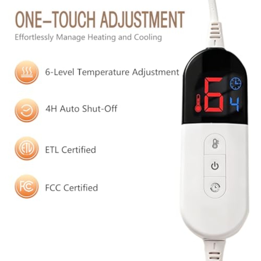 Electric Blanket Twin SizeLuxu - Electric Blanket Heated avis et prix
