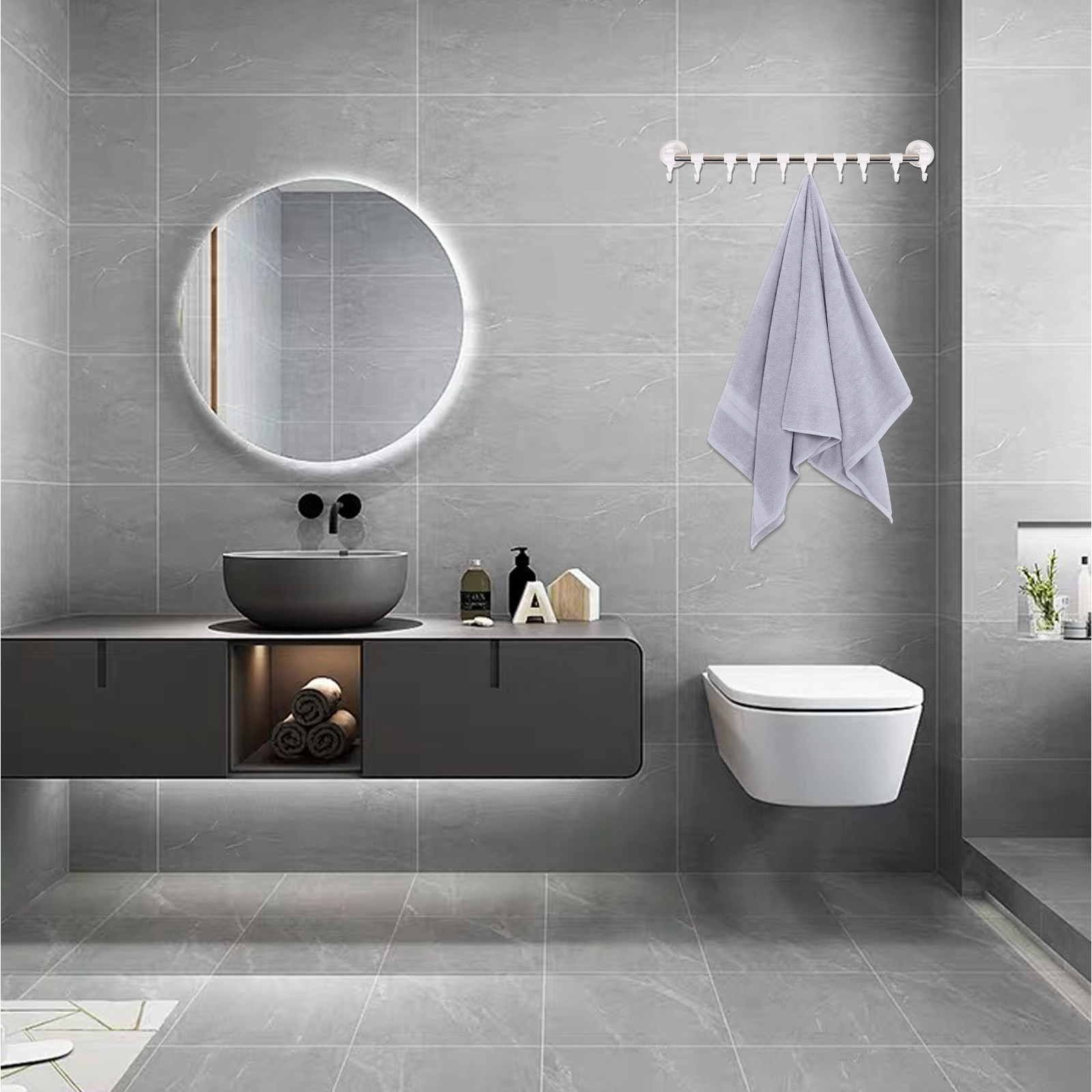Pure Cotton Absorbent Bath Tow - Home Textiles In Pakistan avis et prix