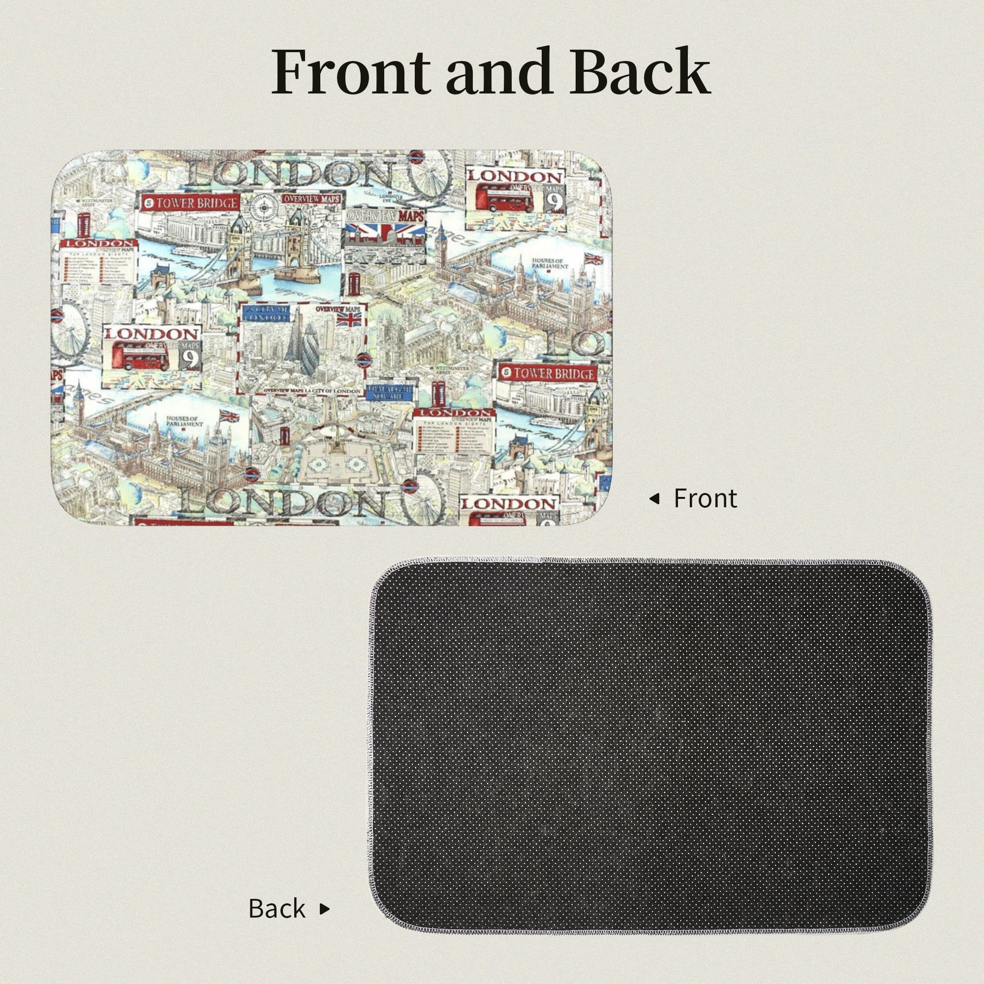 British Flag Print London Styl - Home Textiles London avis et prix