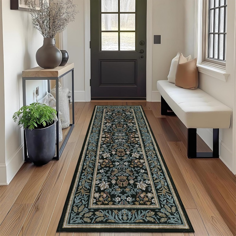 Vintage Floral Printed Hallway - Home Textiles Online avis et prix