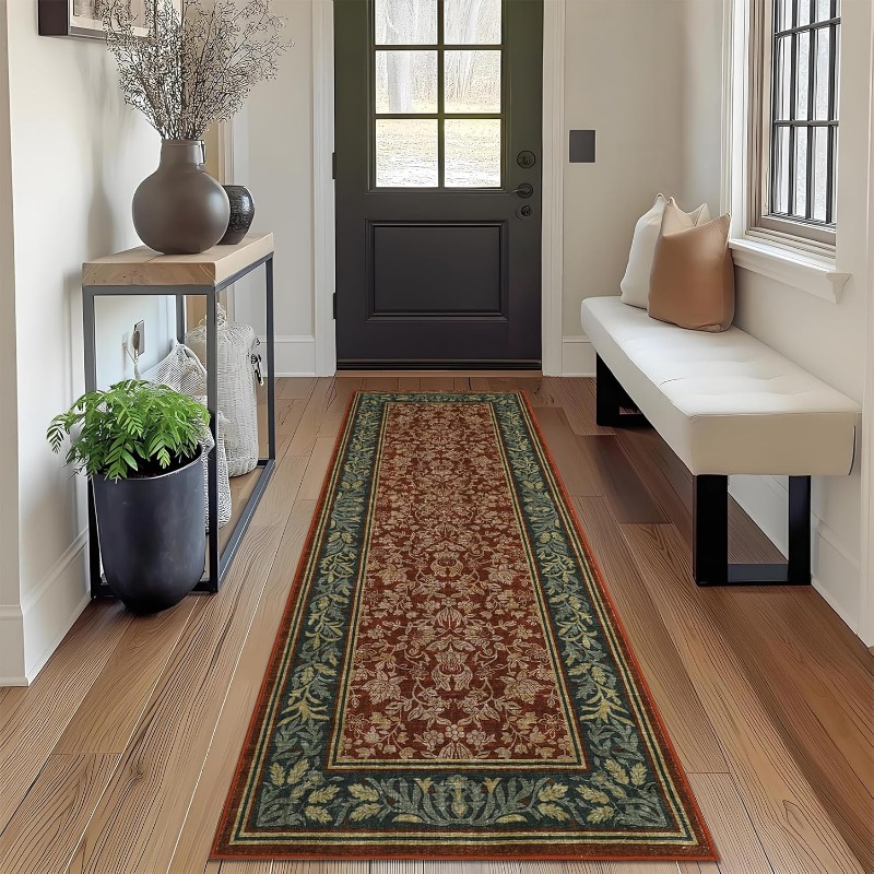 Vintage Floral Printed Hallway - Home Textiles Online avis et prix