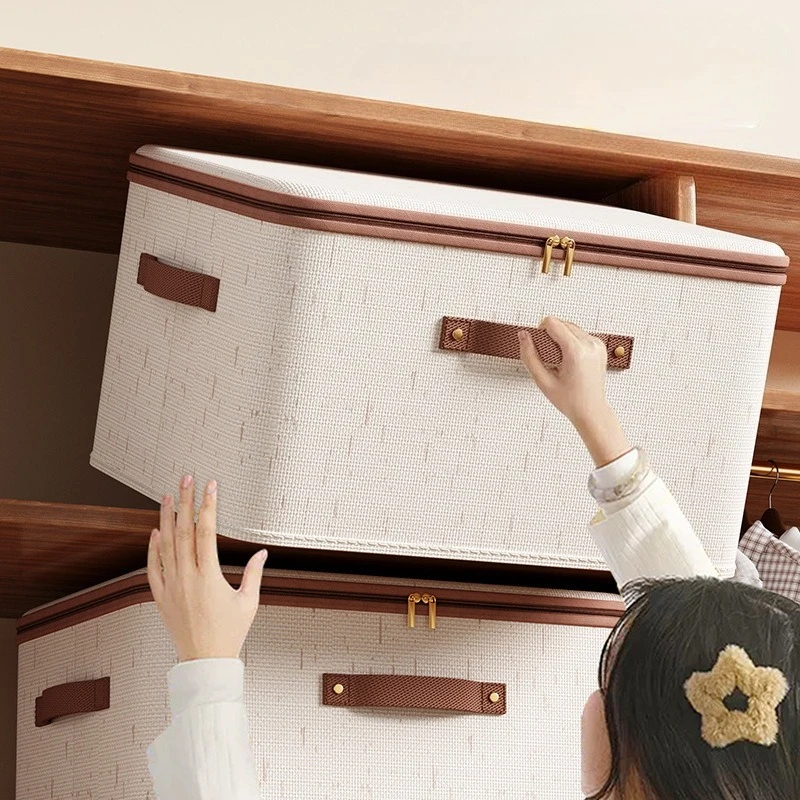 Home wardrobe storage box cott - Linum Home Textiles avis et prix