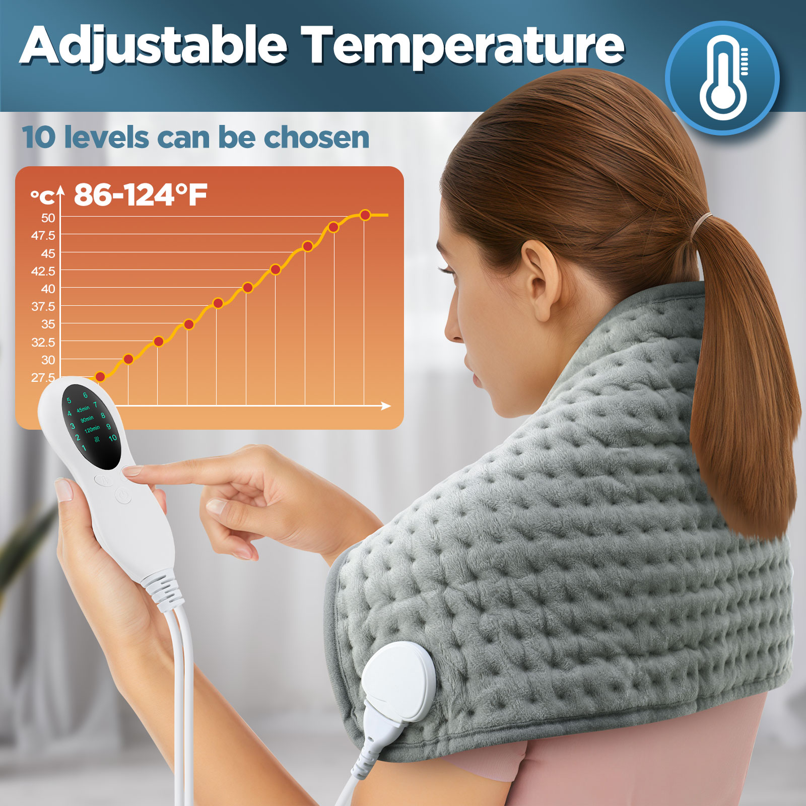 30*60/40*76/50*100cm Electric  - Electric Blanket Heated avis et prix