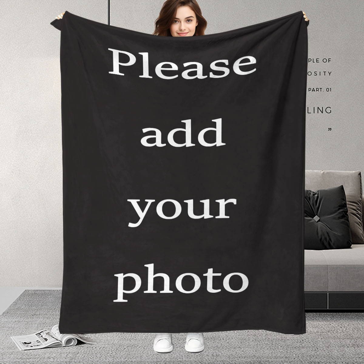 Custom Digital Flannel Fleece  - Home Textiles Images avis et prix