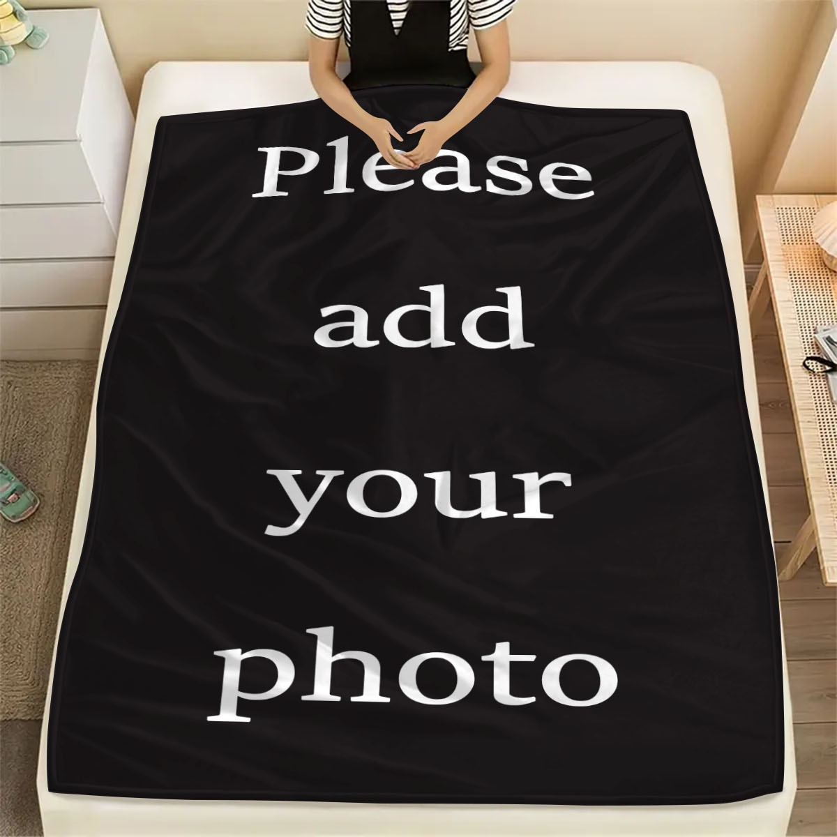Custom Digital Flannel Fleece  - Home Textiles Images avis et prix
